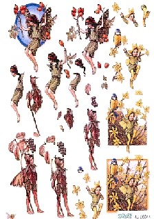 Sonderposten 3D - Schneidebogen, Flower Fairies (II)